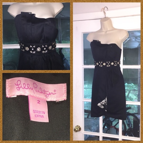 SOLD!!! Lilly Pulitzer Embellished Cocktail Dress! - Picture 6 of 6